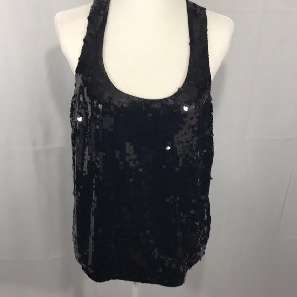 Banana Republic Tops - Banana Republic sequin and silk racer back tank